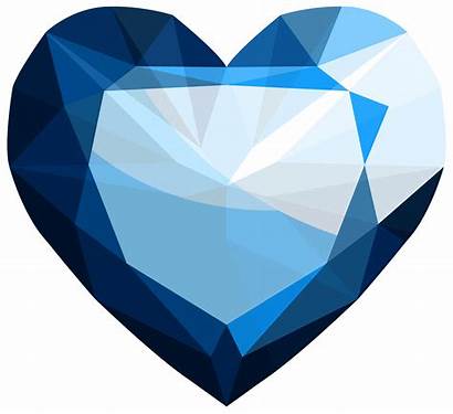 Sapphire Heart Clipart Gem Transparent Gems Gemstone