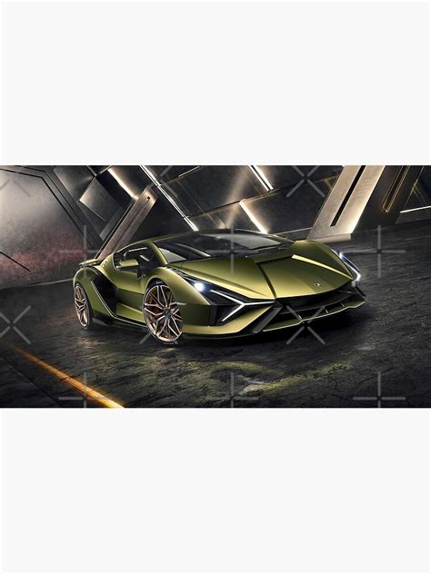 Lamborghini Sian Hybrid Poster For Sale By Kennethjohn11 Redbubble