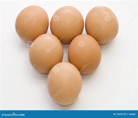 Six Eggs Stock Image Image Of Close Food Closeup Nature 14633743