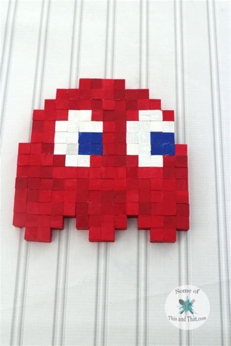 Diy 8 Bit Wall Art Nerdy Crafts Some Of This And That