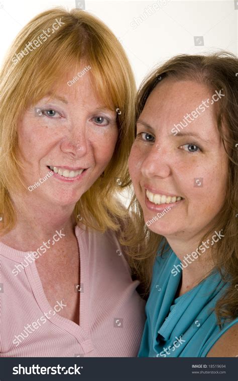 Photo De Stock Attractive Mature Lesbian Couple Hugging Each 18519694 Shutterstock