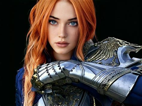 Petricore The Knight Warrior Woman Female Knight Character Portraits