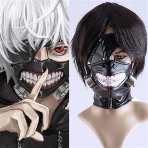 Japanese Anime Tokyo Ghoul Kaneki Ken Mask Cosplay Costume Cosplay Prop