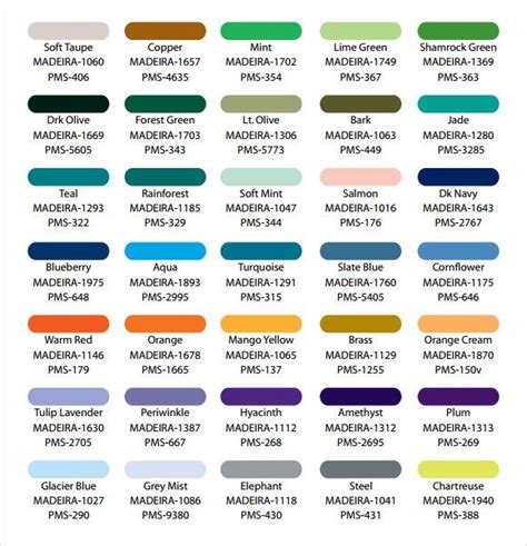 Pantone Metallic Color Chart Florida Gators Pms Colors Pantonequocte