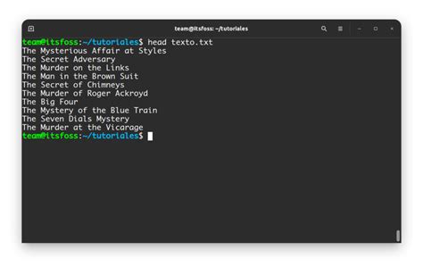 Comandos Para Ver El Contenido De Un Archivo En Linux