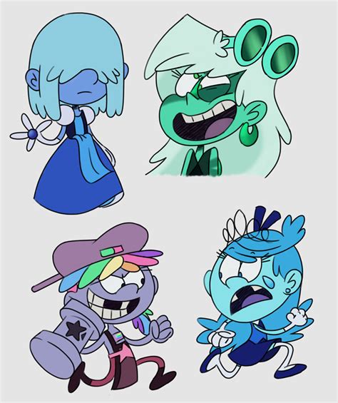 Lucy As Sapphire Leni As Malachite Lana As Bismuth And Lola As