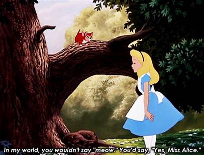 Alice Wonderland Quotes 1951 Say Meow Miss