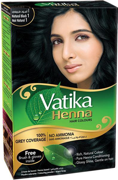 It can also be affected by your hair's original color and how long you leave the mixture in your hair. Vatika Henna Hair Dye - Black | Souq - UAE