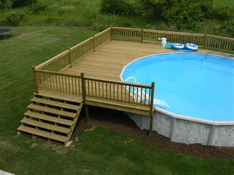See more ideas about pool deck plans, pool deck, backyard. Above Ground Pools and Decks | Pool deck plans, Decks ...