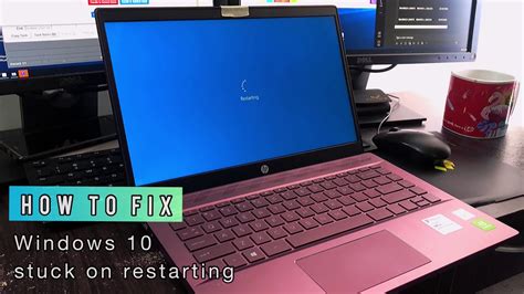 How To Fix Windows 10 Stuck On Restarting Screen Laptop Youtube