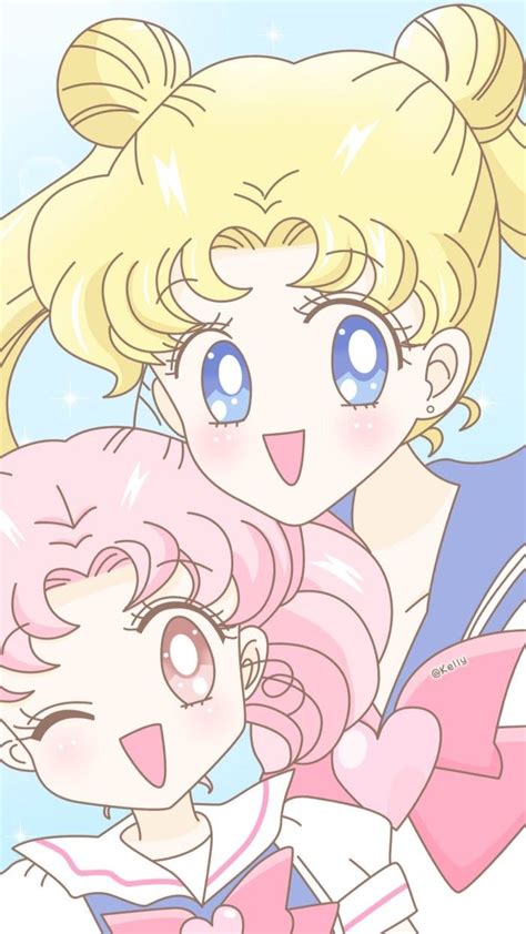 Usagi And Chibiusa Sailor Moon Fond Arte Sailor Moon Sailor Moon Stars