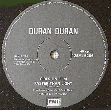 Girls On Film Uk 12emi 5206 Black Labels Duran Duran Wiki