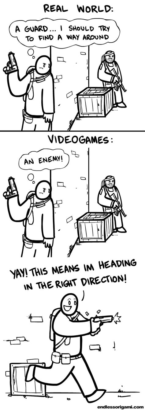 Video Games Vs Real Life Meme By Vikasvs Memedroid