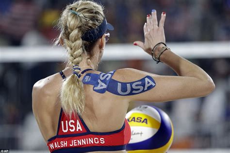 team usa defeats team china to win second beach volleyball match at rio daily mail online