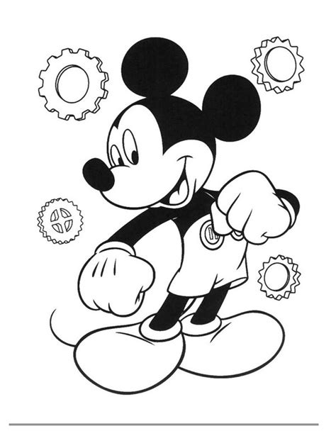 Dibujos Para Colorear Mickey Mouse Dibujosparaimprimires