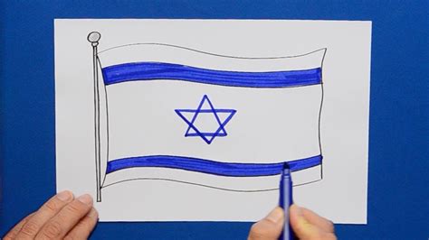 How To Draw The National Flag Of Israel Dibuja La Bandera De Israel Porn Sex Picture