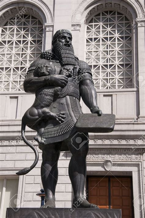 Statue Of Assyrian King Hammurabi The Lawgiver In San Francisco