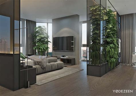 Luxurious Apartment Design Arranged By A Contemporary And Organic Style