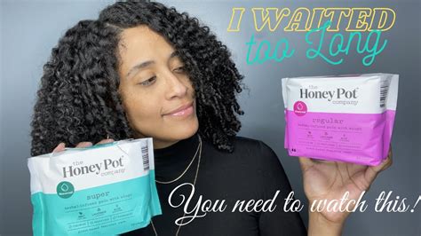 The Honey Pot Menstrual Pads Review Youtube