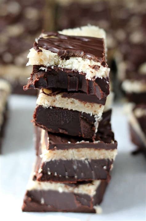 Layered Chocolate Coconut Fudge Paleo Vegan