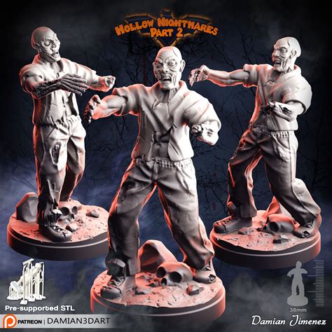 Descargar Archivo Stl Zombie Miniature 2 Zombi 3d Printable Zombicide • Plan De La Impresora 3d