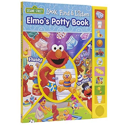 Sesame Street Elmos Potty Book Look Find And Listen Pi Kids By
