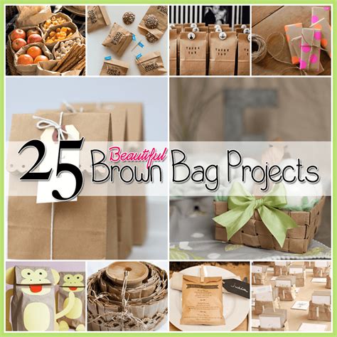 25 Creative Fun Brown Bag Crafts The Cottage Market