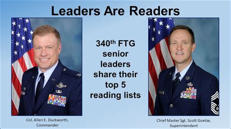 Want To Be A Great Leader Be A Great Reader 340th Flying Training