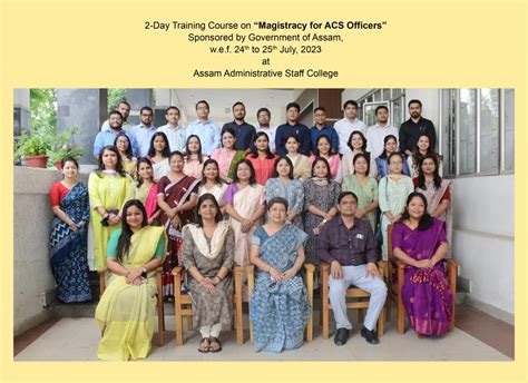 2 Day Training On ‘magistracy For Acs Officers Wef 24 25 July 2023