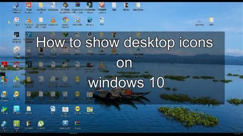 How To Show Desktop Icons On Windows 10 Youtube