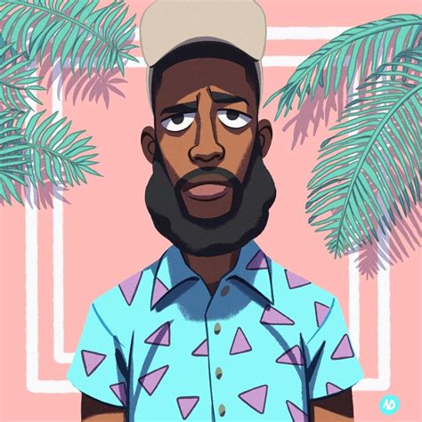 The Art Of Nuri Durr Hot Beard Summer ☀️🌴 Beard Cartoon Cartoon