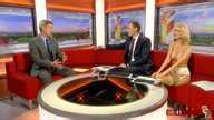 Post BBC Breakfast British Broadcasting Corporation Dan Walker Fakes Hamsie Louise Minchin