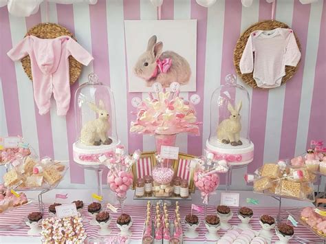 Bunny Baby Shower Party Ideas Photo 1 Of 11 Bunny Baby Shower