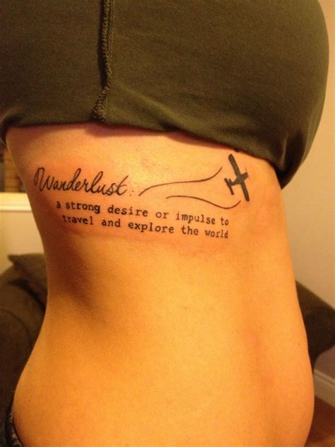 just got inked for the love of travel wanderlust love it tattoo quotes travel quotes