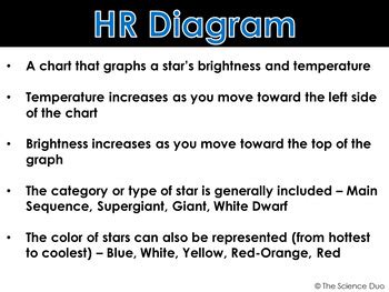 Variant used in countries that use a comma , as. Hertzsprung - Russell (HR) Diagram - PowerPoint and Notes by The Science Duo