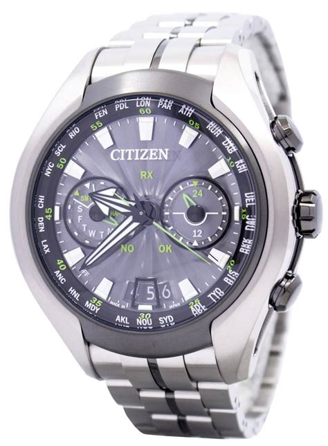 Citizen Eco Drive Satellite Wave Air Gps Titanium Sapphire Cc1054 56e