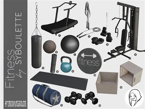 Fitness Cc Sims Syboulette Custom Content For The Sims