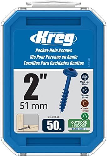 Kreg Sml C150b 100 Blue Kote Pocket Screws 1 12 Inch 8