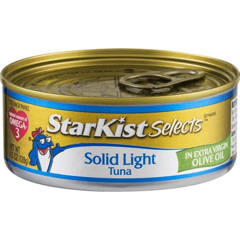 Starkist Evoo Solid Yellowfin Tuna In Extra Virgin Olive Oil 45 Oz