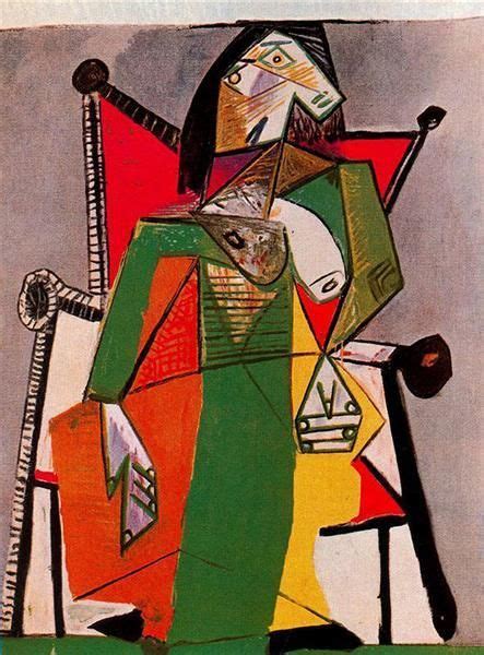 Woman Sitting In An Armchair Pablo Picasso Picasso Art Pablo