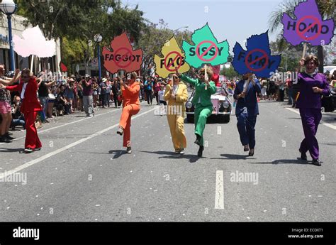 West Hollywood Gay Pride Parade Featuring Atmosphere Where West Hollywood California United