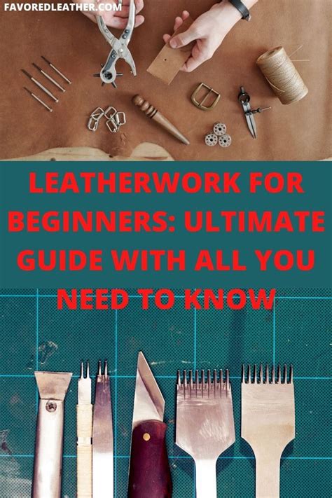 Leatherwork For Beginners Ultimate Guide With All You Need To Know
