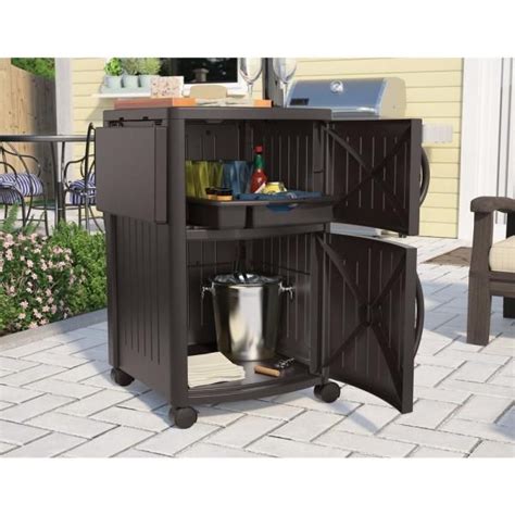 Suncast Serving Station Patio Cabinet Dcp2000jd The Home Depot