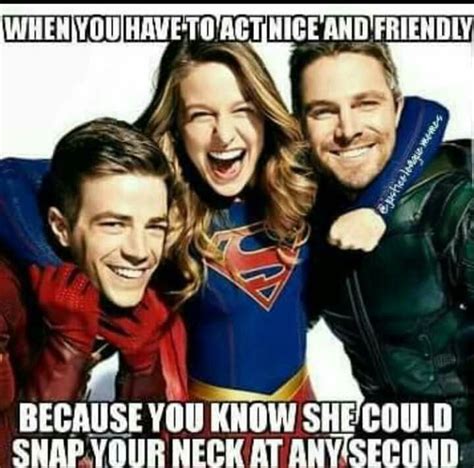Memes Continuing Supergirl And Flash Supergirl Flash Funny