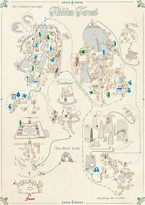 A Map Of The Disneyland World With All Its Attractions