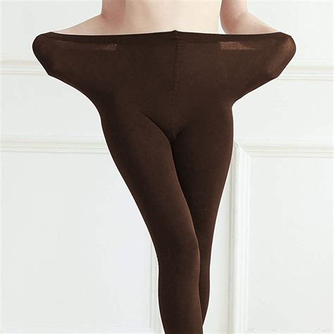 2 Pairs Women Winter Thick Warm Fleece Lined Thermal Stretchy Pantyhose Tights Ebay