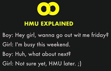 What Does Hmu Mean And How Do You Use It Knowinsiders