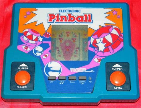 Electronic Pinball Tiger 1987 Retro Handheld Games