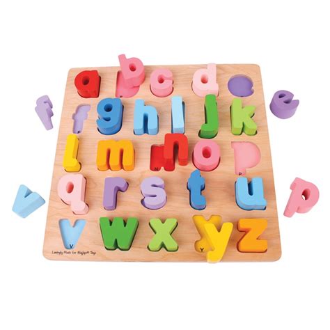 Chunky Alphabet Puzzle Lowercase Bjtbb106 Bigjigs Toys Alphabet