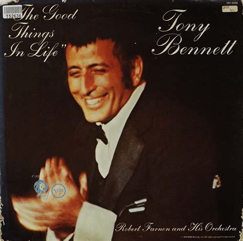 Tony Bennett The Good Things In Life Pop Vocal Rockpop Und